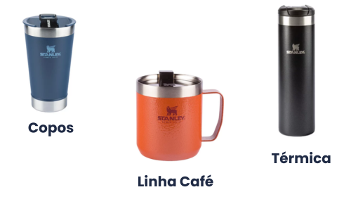 Produtos Stanley Copos, Linha Café e Térmica